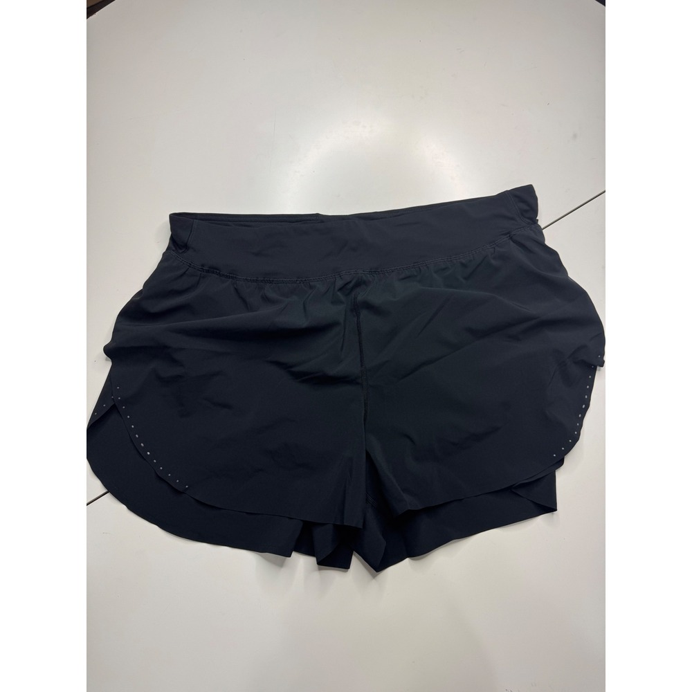 Lululemon Find Your Pace High-Rise Lined Running Shorts Black Womens